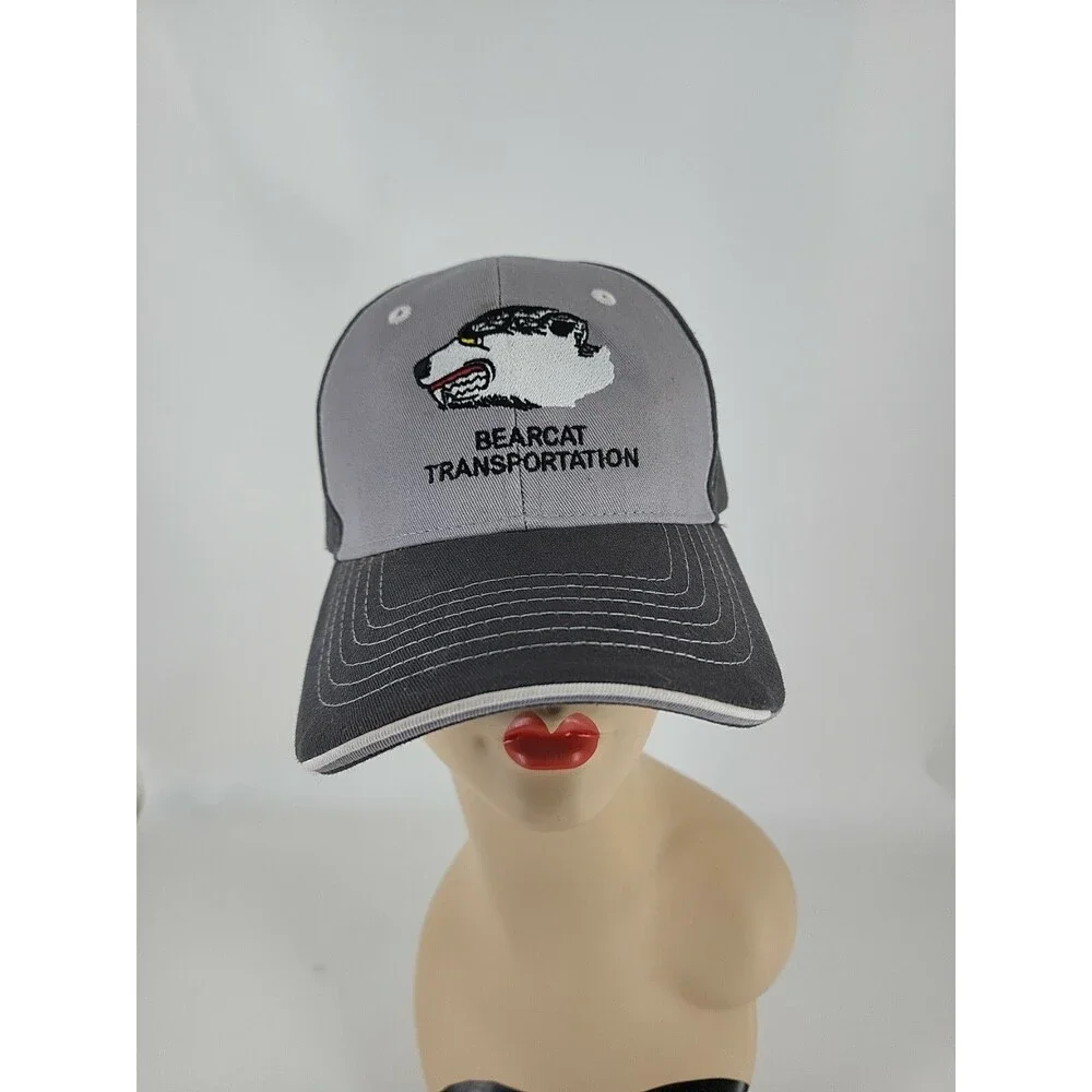 Bearcat Transportation strapback , advertising grey on grey